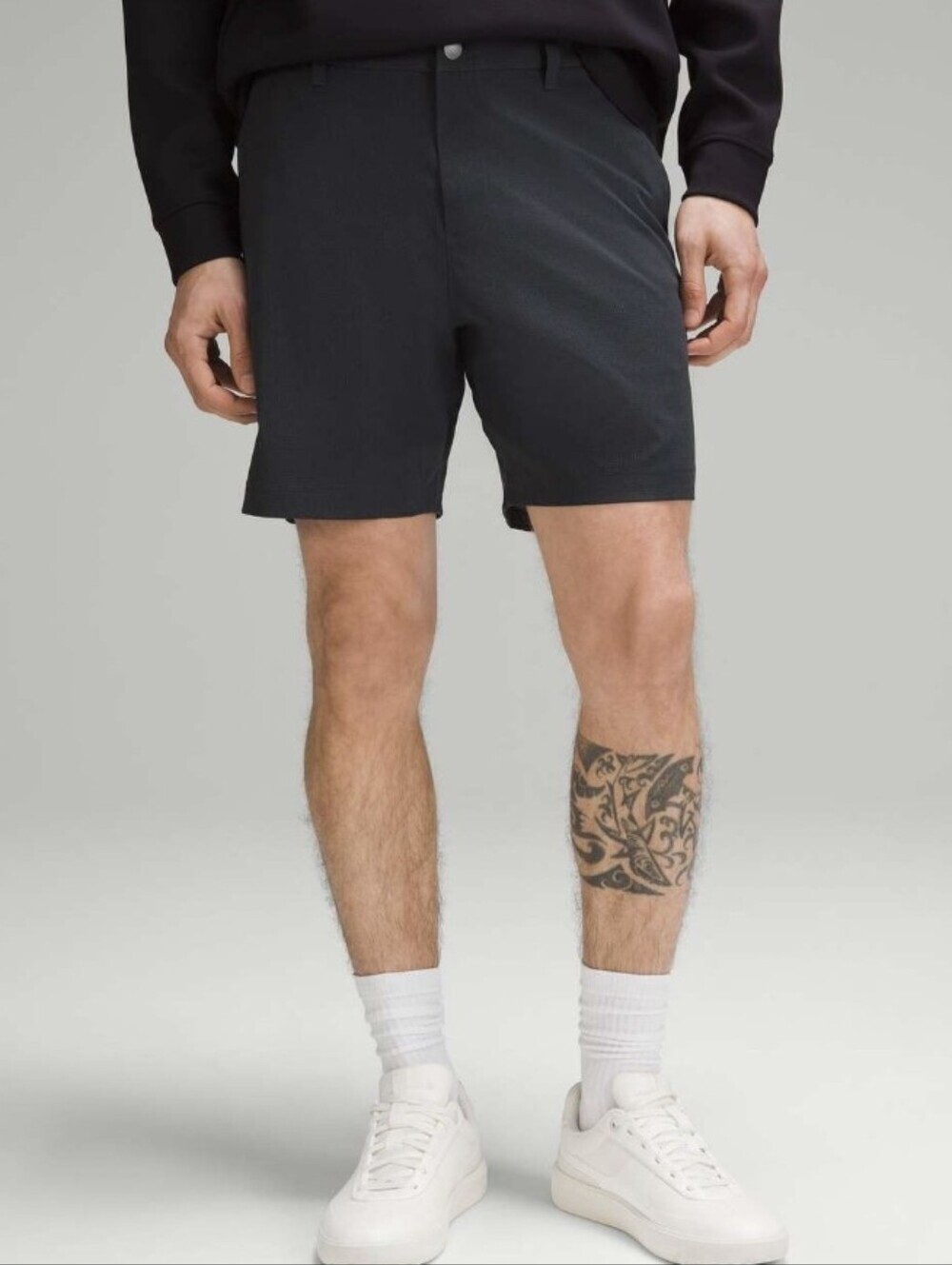 Lululemon ABC Classic-Fit Short 7" Inseam. *WovenAir. Grey (Obsidian). Size 38.